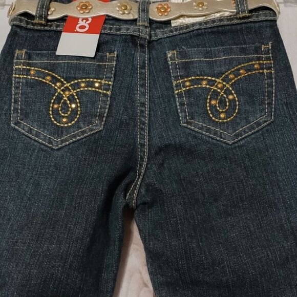 Bongo Jeans Girls 5‎ Bootcut Studded - Picture 4 of 7